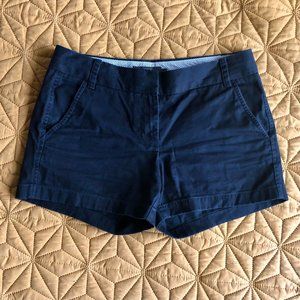 J.Crew Navy Chino Shorts Size 4